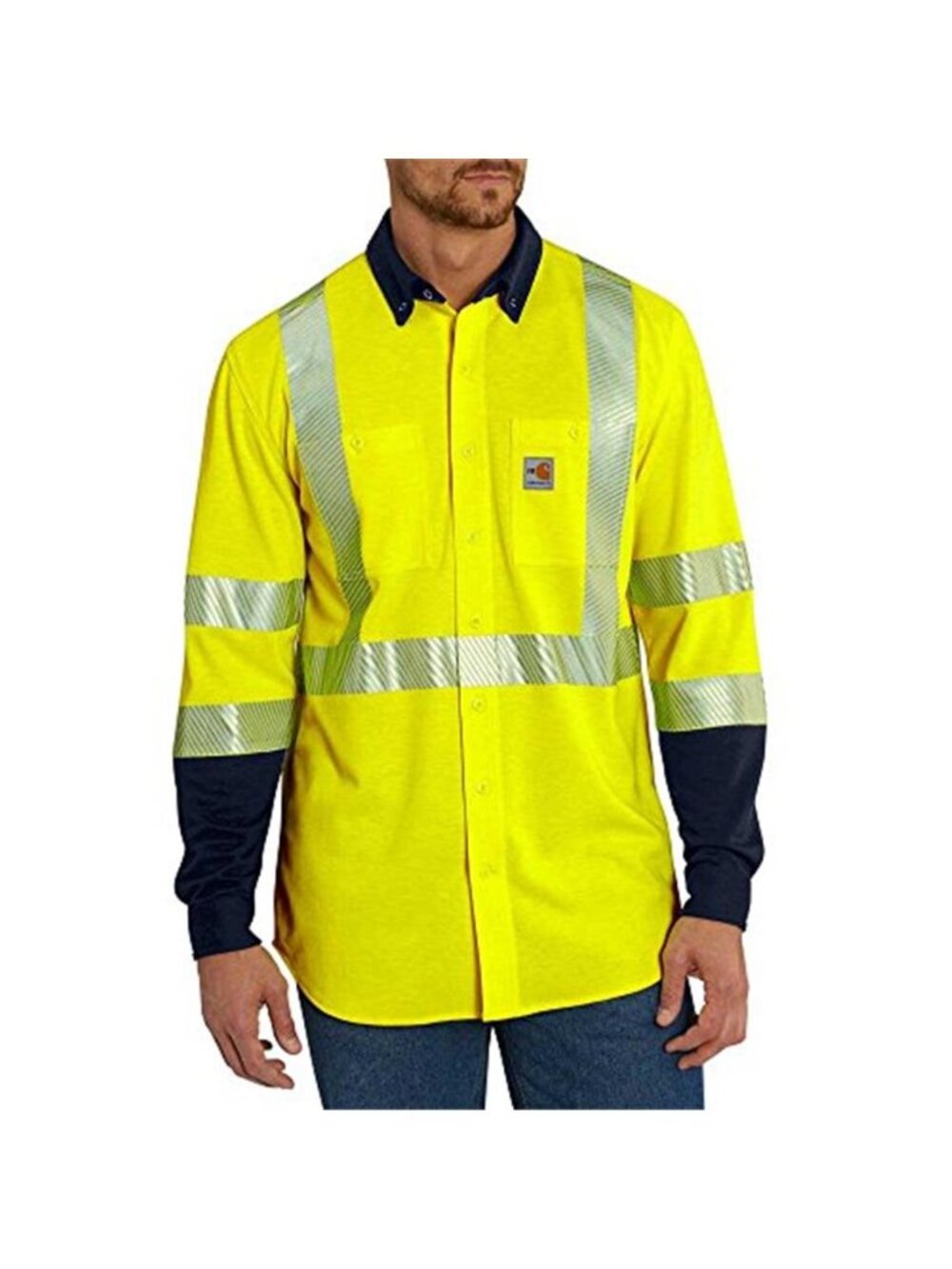 Carhartt Mens Flame Resistant High-Visibility Force Loose Fit Midweight